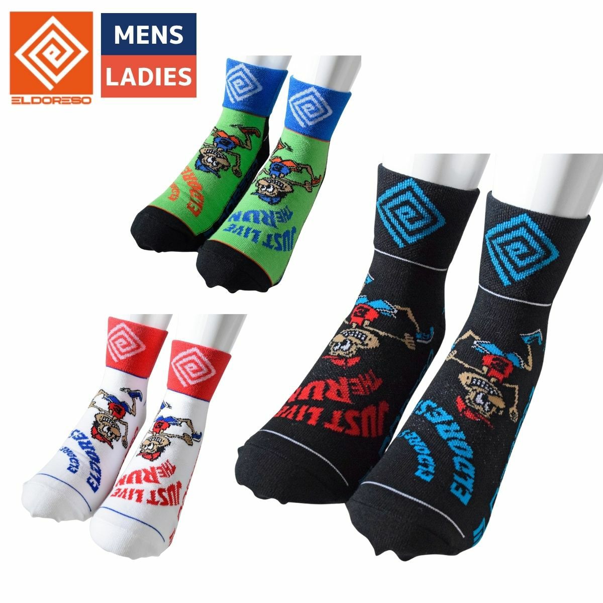 エルドレッソ ジャストソックス メンズ レディース ユニセックス