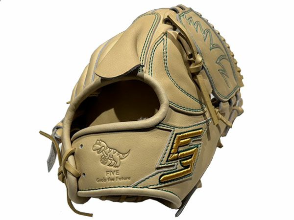 ファイブFIVE専用グラブ袋付きマリオオリジナル硬式投手用グラブF101高校野球対応キャメル野球硬式グローブ投手用マリオオリジナルマリオリ高校野球対応MOGKF-F101