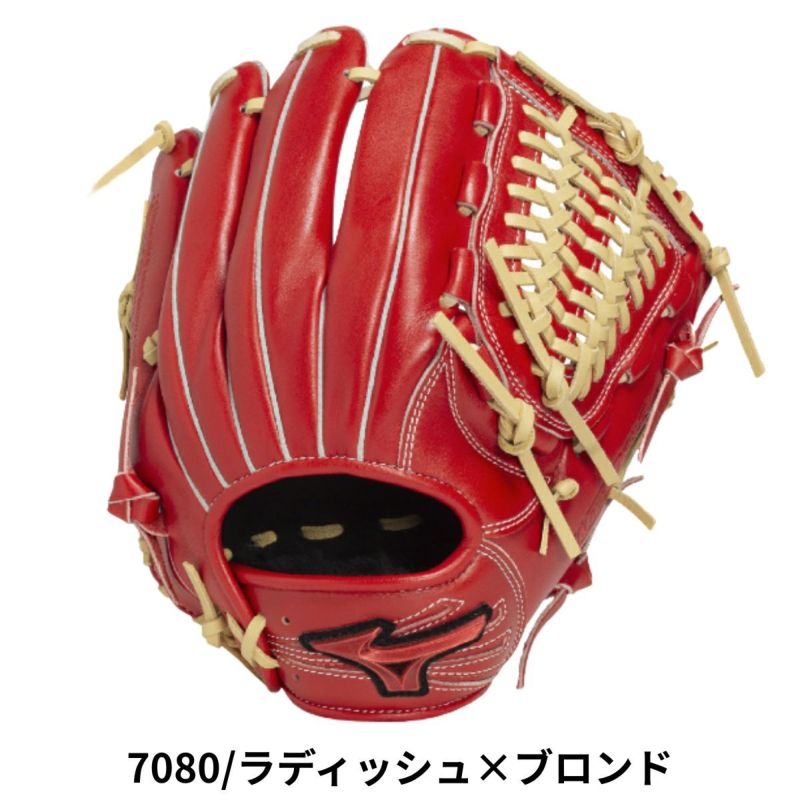 ミズノ ウィルドライブ レッド IBE 限定スペック 軟式用グラブ オール