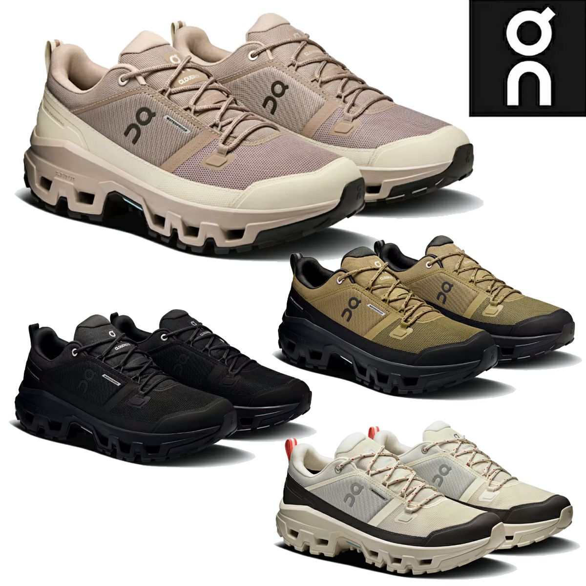 ごまぷるふぁるこクラウドロックウォータープルーフ オン On Cloudrock Low Waterproof クラウドロック ロー