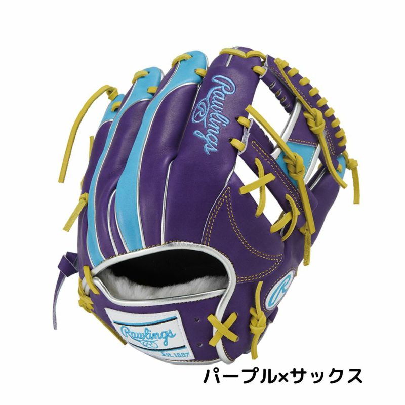 Rawlings ウィザード　軟式グローブ ネイビー/レッド ローリングス Rawlings HOH PRO EXCEL Wizard #02 COLORS 軟式用