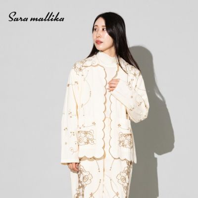 サラマリカ コットンツイルカットワークシャツ レディース Sara