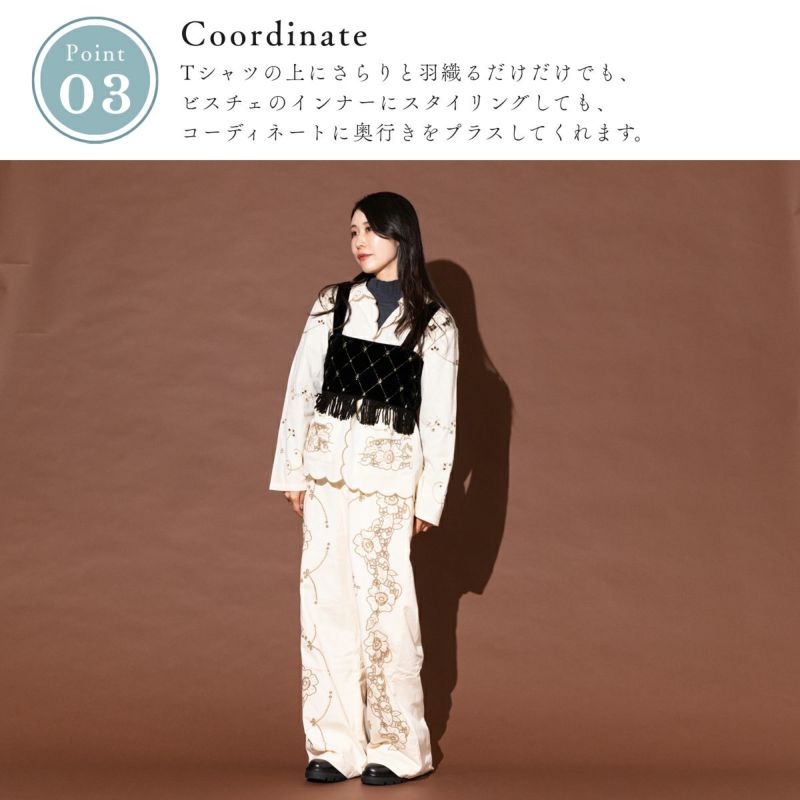 sara mallika カットワーク シャツ ワンピース サラマリカ サラマリカ コットンツイルカットワークシャツ レディース Sara