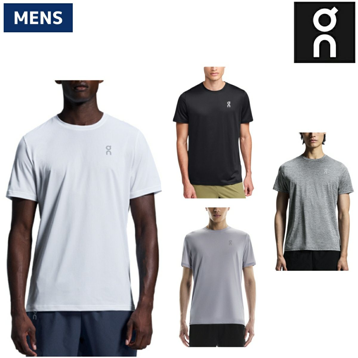 On オン Core T Men's Core-T | Grey | On Japan