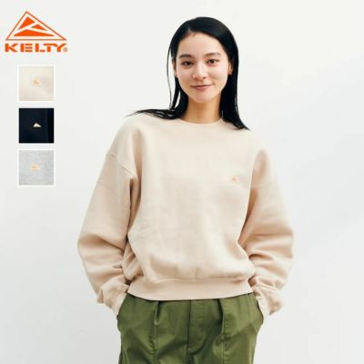 ケルティ ミニロゴクロップドクルーネックスウェット レディース KELTY
