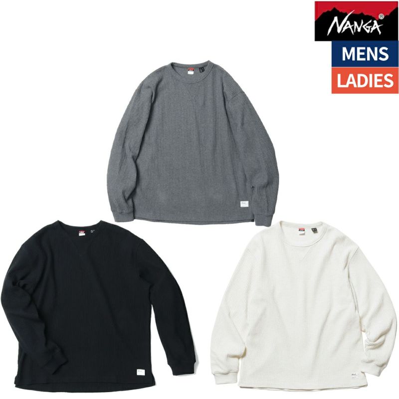 ナンガ エコハイブリッド ワッフル ロングスリーブTシャツ メンズ