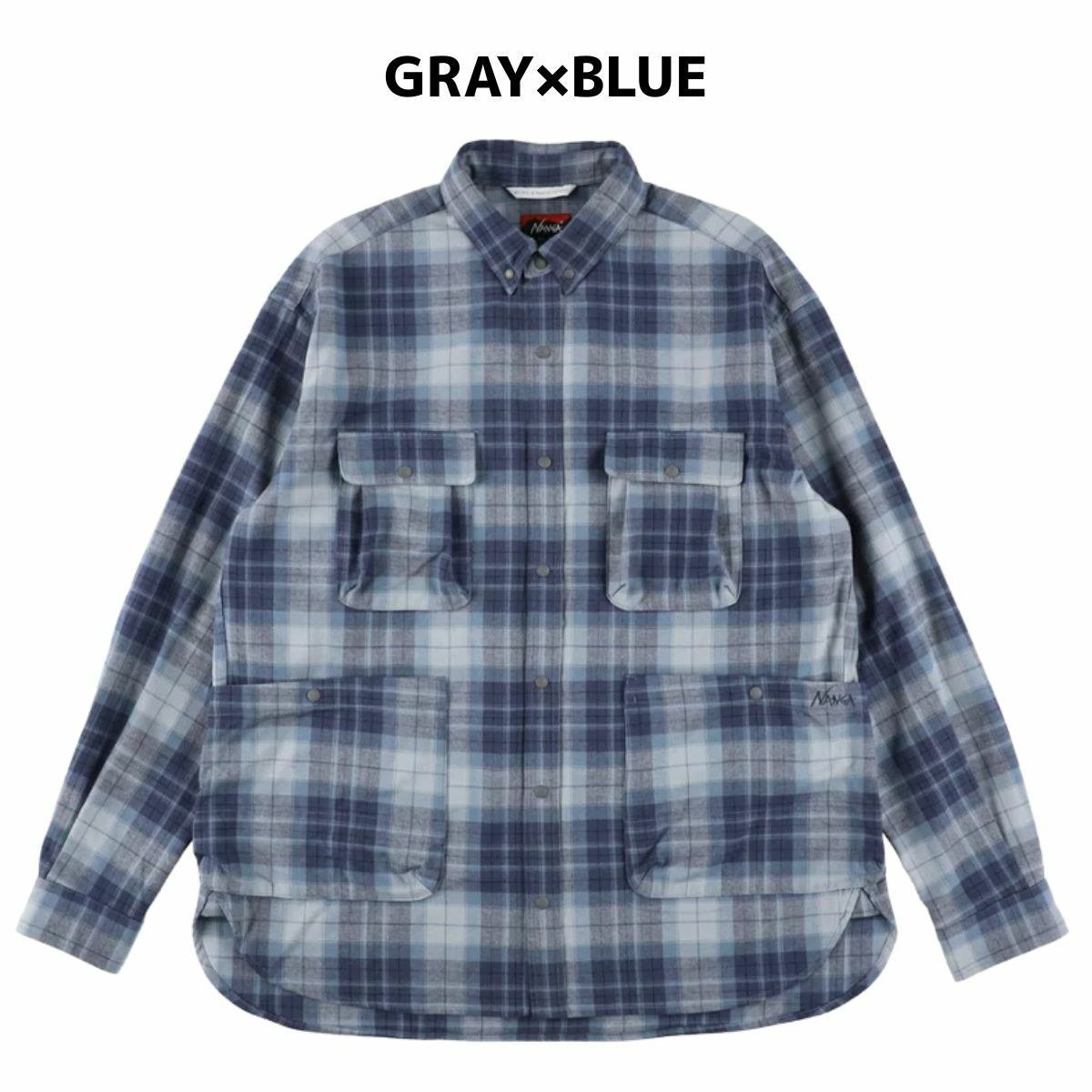 ナンガ フェード タータンチェック キャンプシャツ メンズ レディース