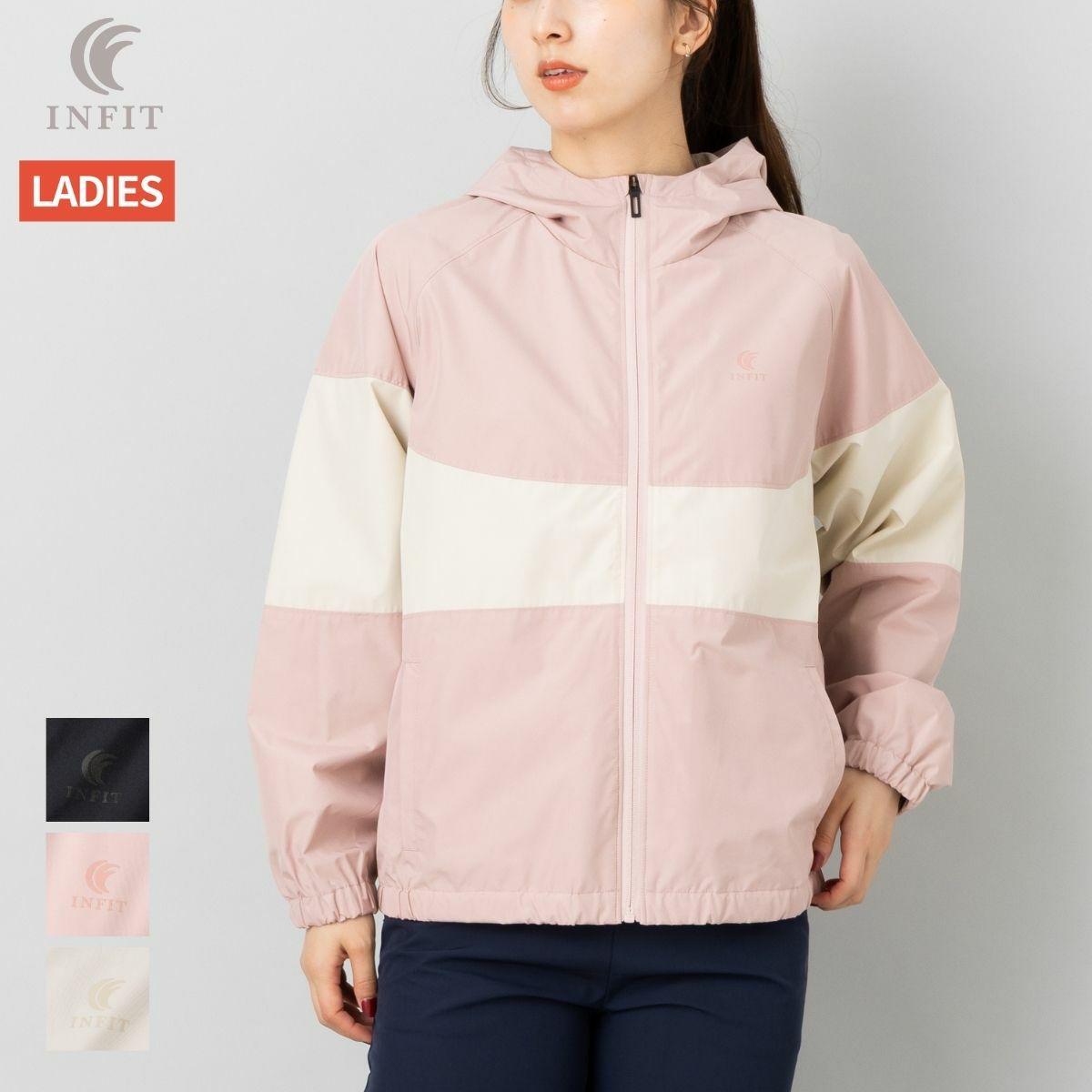 インフィット INFIT ハーフZIPTシャツ レディース | スポーツマリオ