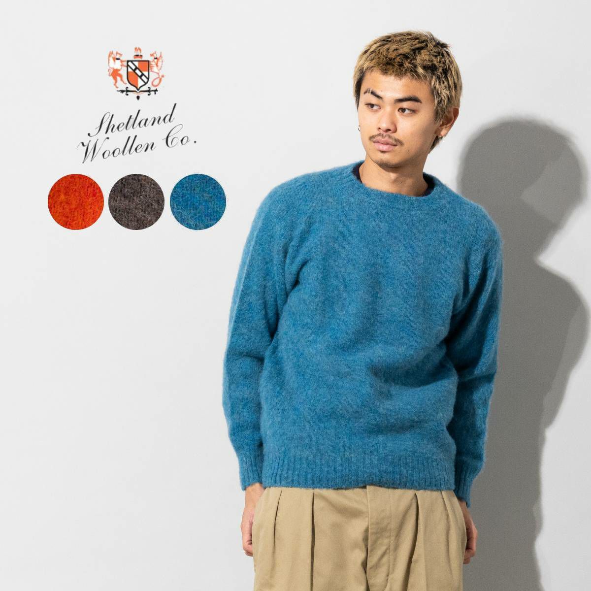 シェットランドウーレン Shetland Woollen Co 2025AW クルーネック