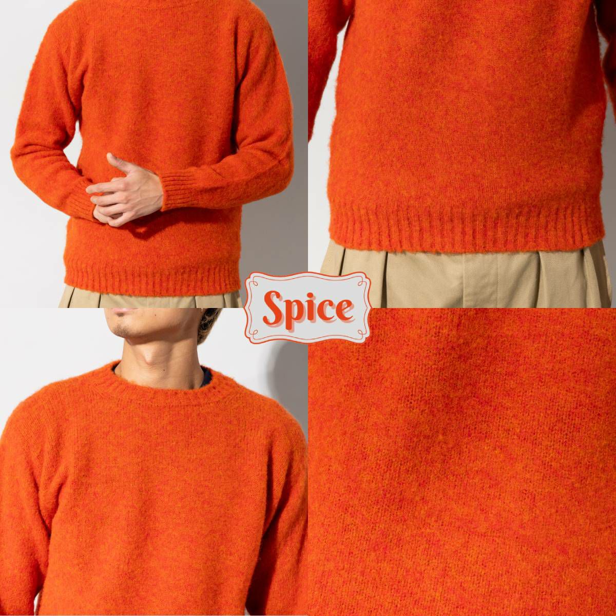 シェットランドウーレン Shetland Woollen Co 2025AW クルーネック