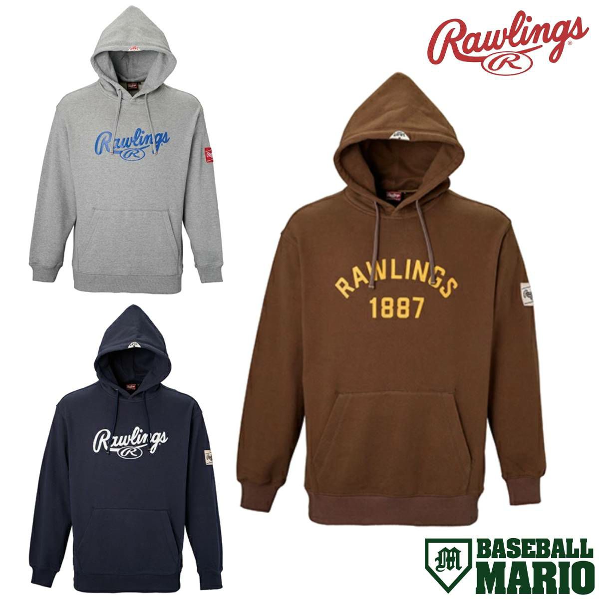 ローリングス Rawlings GROUND RED プルオーバークルー フリーススウェットシャツ 一般 グラウンドレッド 2025年秋冬 2025FW 野球 ウェア 裏起毛 トレーナー スポーツ トレーニング カジュアル ファッション おしゃれ ベースボールマリオ AOS15F14 ローリングス Rawlings GROUND RED プルオーバークルー フリース