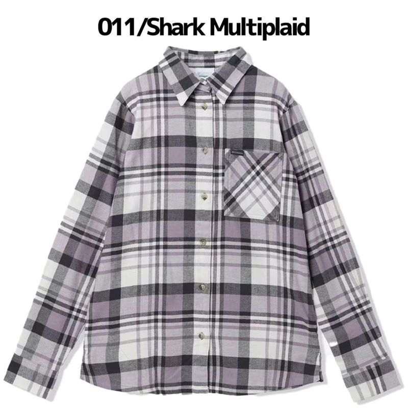 コロンビア キャリコベイシンフランネルロングスリーブシャツ