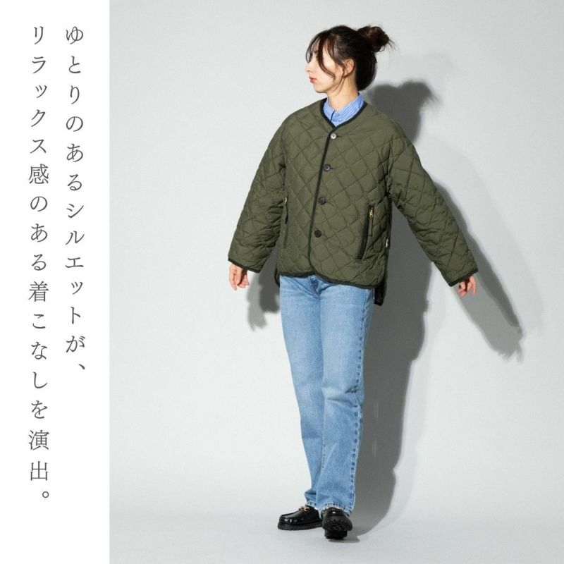 ジムフレックス GYMPHLEX キルトダウンカラーレスジャケット