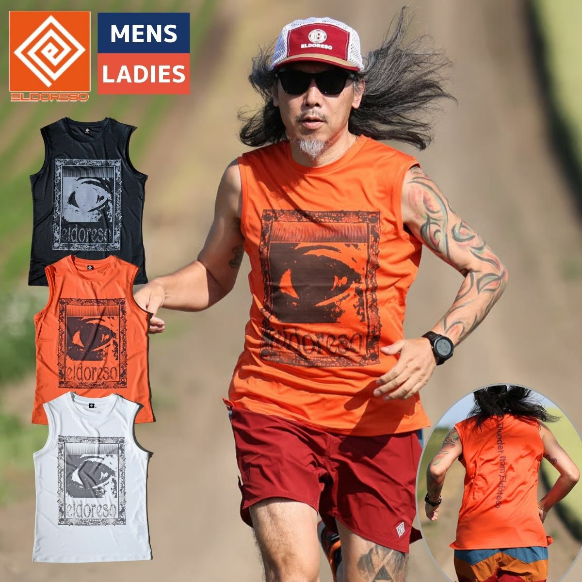 エルドレッソ ELDORESO Jump Out Sleeveless ジャンプアウト スリーブ