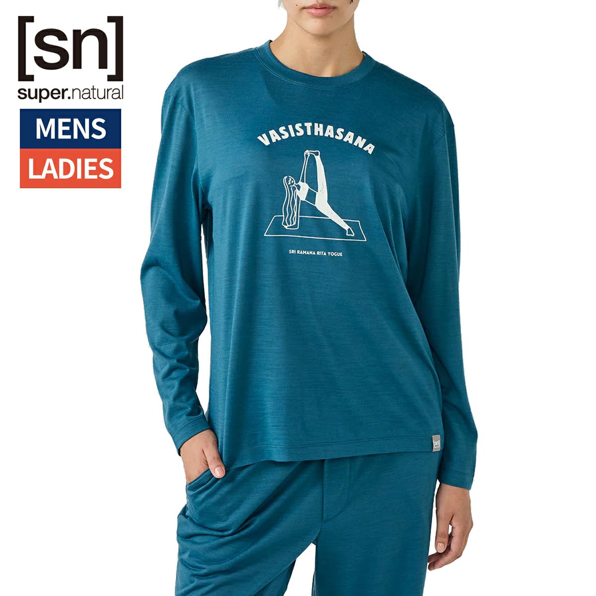 スーパーナチュラル エスエヌ クロップド ロングスリーブ Tシャツ