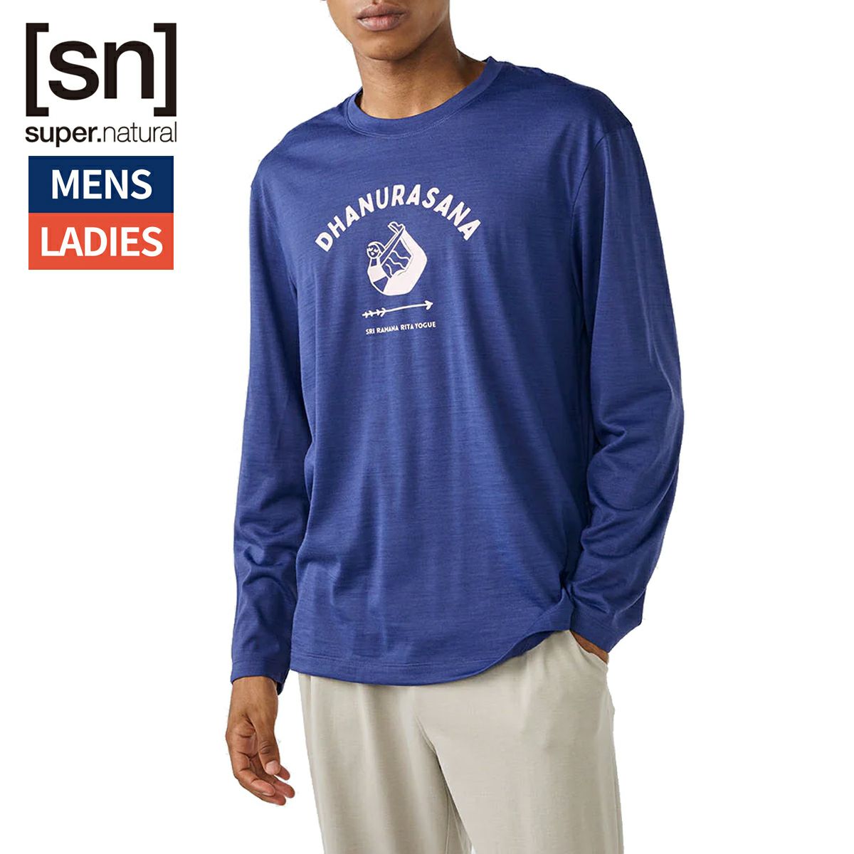 スーパーナチュラル エスエヌ クロップド ロングスリーブ Tシャツ