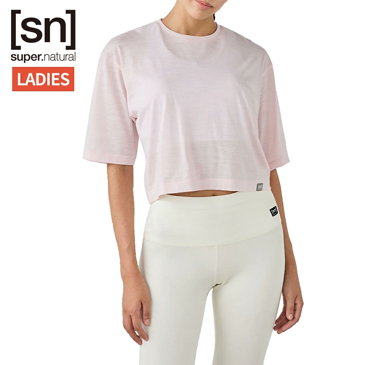 スーパーナチュラル sn super.natural エスエヌ クロップド Tシャツ
