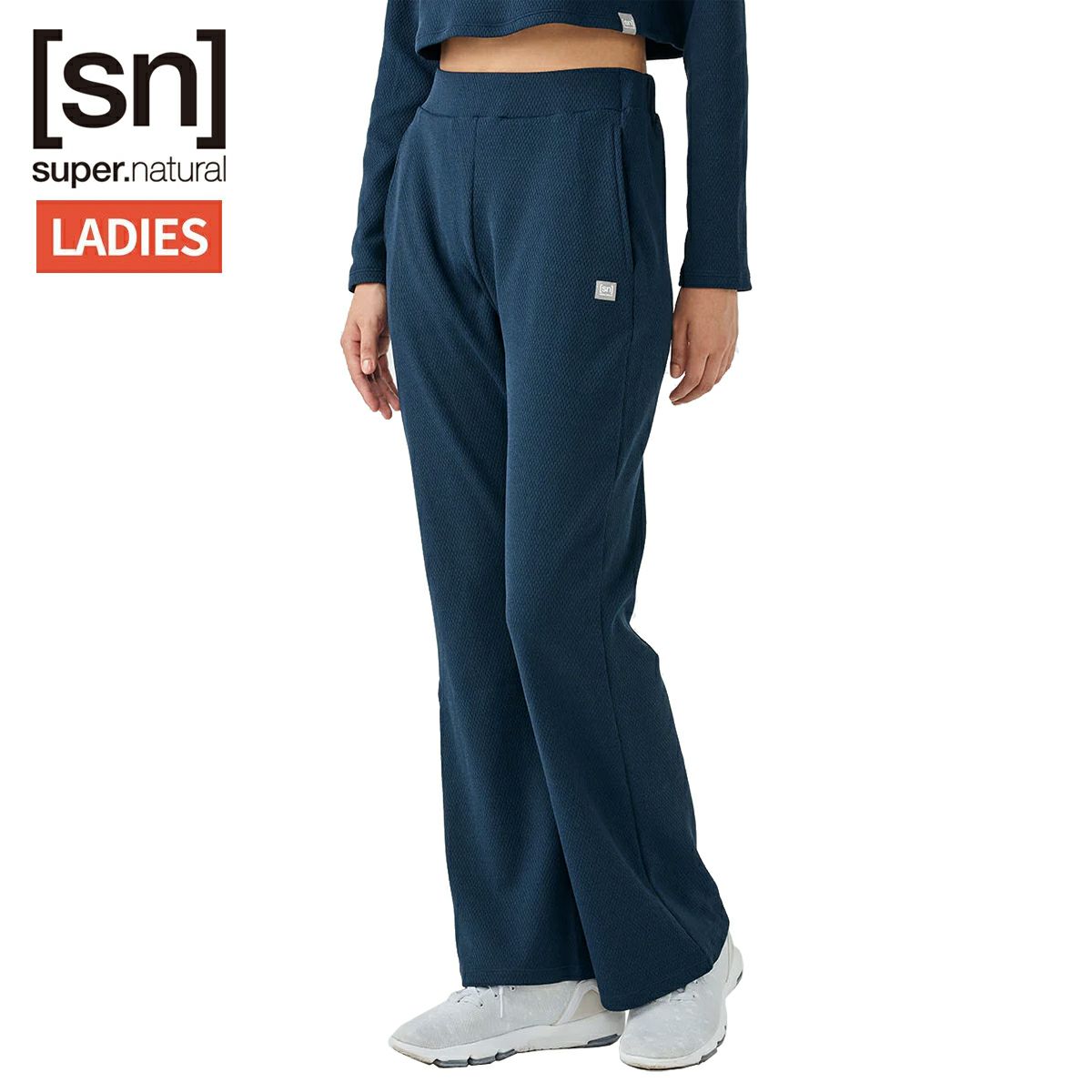 スーパーナチュラル エスエヌ テーパード プリント パンツ レディース