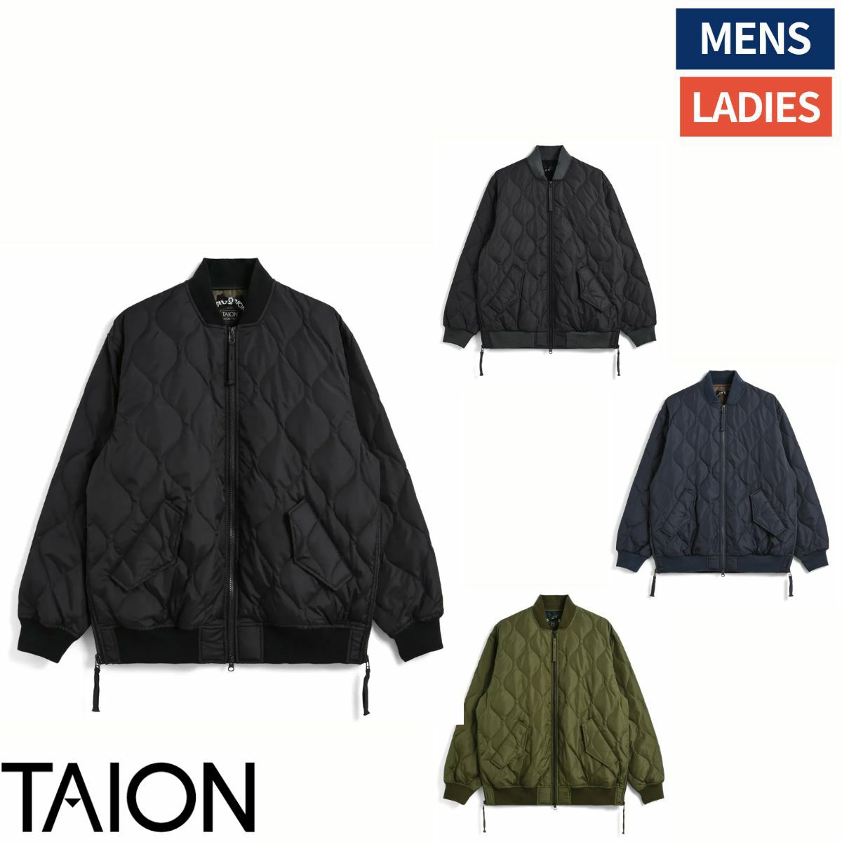 タイオン ベーシック ダウンコーチジャケット メンズ レディース ユニ