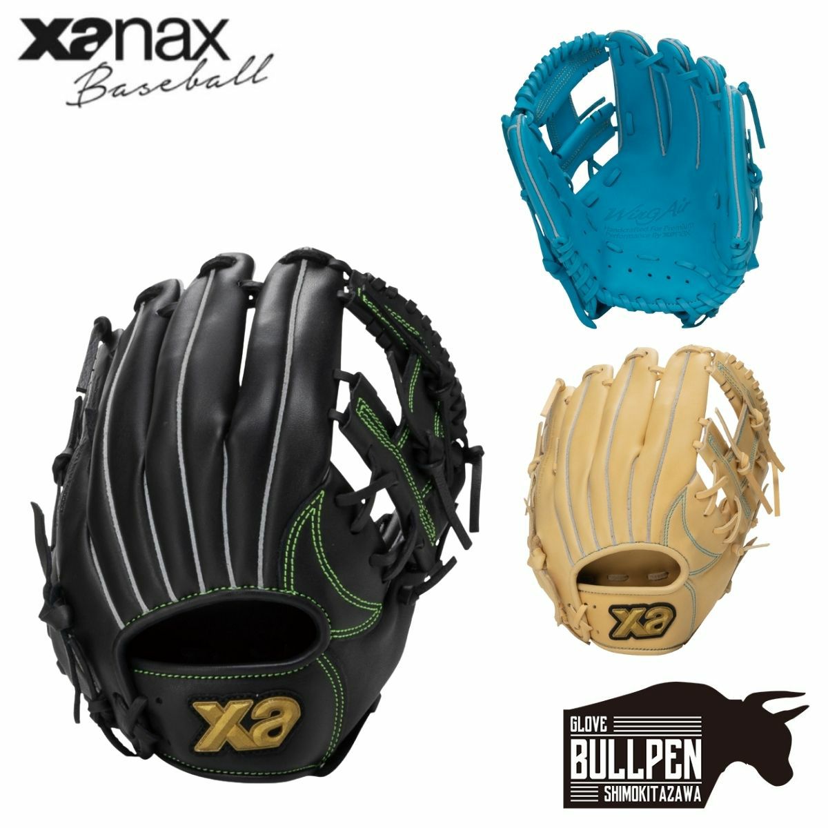 ザナックス XANAX ウイングエアー 少年軟式用グラブ オールラウンド用 AL1型 サイズL ジュニア ベースボールマリオ 野球 軟式 グローブ 逆とじ BJG26AL1W ザナックス XANAX ウイングエアー 少年軟式用グラブ オールラウンド用