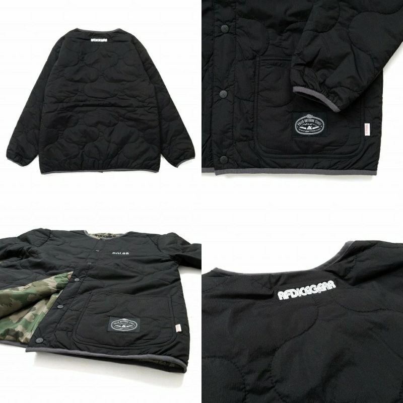 ポーラー REVERSIBLE QUILTED JACKET POLeR 253MCV0004 | スポーツ