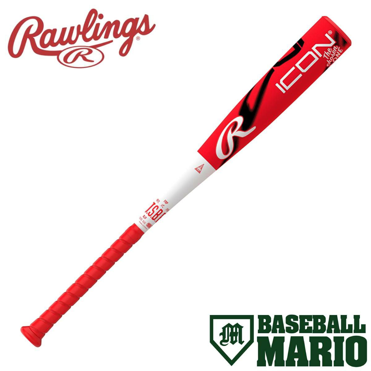 ローリングス Rawlings 軟式用バット ICON FRP製 一般 84cm 680g平均 レッド 2026ss 先行発売カラー 野球 軟式 バット 草野球 ベースボールマリオ BR6IONE-RD ローリングス Rawlings 軟式用バット ICON FRP製 一般 84cm 680g平均