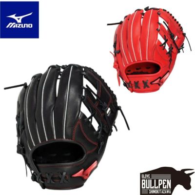 ミズノ ウィルドライブ レッド 少年軟式用グラブ オールラウンド用