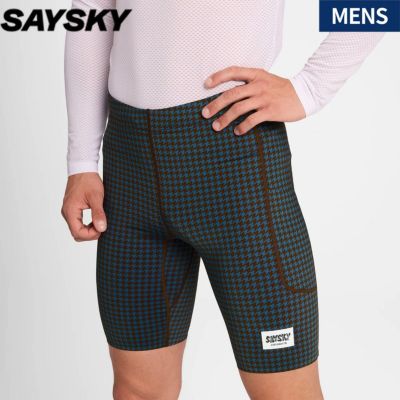 セイスカイ ランニングタイツ メンズ SAYSKY Houndstooth Combat+